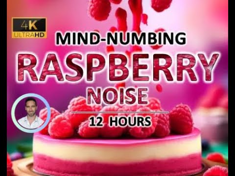 Mind-numbing Raspberry Noise | 12 Hours | BLACK SCREEN | Study, Sleep, Tinnitus Relief and Focus