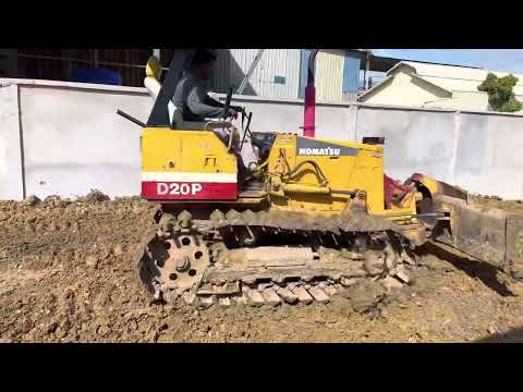 The Best, Mini Dozer Kumat’su Pushing Clearing The Soil work fast And Dump Truck Unloading