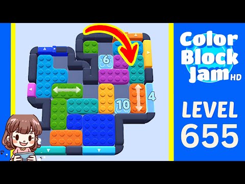 Color Block Jam Level 655 Solution Walkthrough