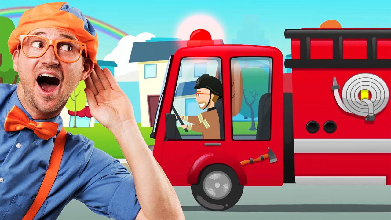 FIRE TRUCK Song! | Educational Songs For Kids