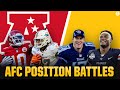 FULL AFC Position Battles to Watch: Waddle vs Hill, Tannehill vs Willis & MORE | CBS Sports HQ