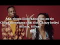 BILLNASS Feat NANDY - BUGANA LYRICS