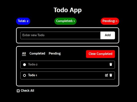 Todo App with #vuejs