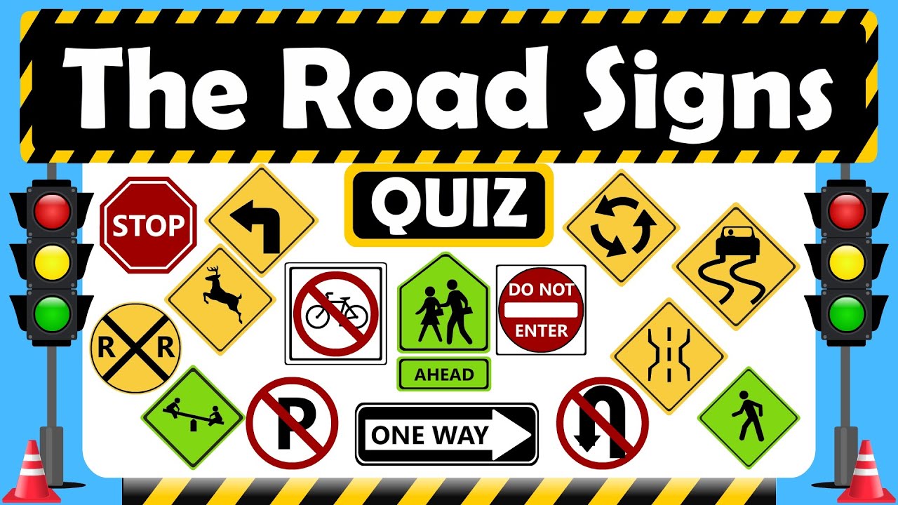 Road Signs Quiz for Kids | Guess the Road Signs | Traffic Signs Quiz