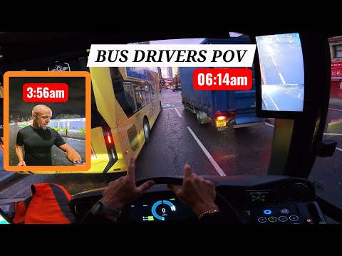 The Ultimate BUS Drivers Routine | Early Shift | Full Drivers POV
