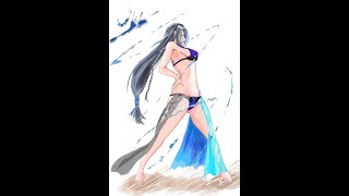 ff16ジル水着painting
