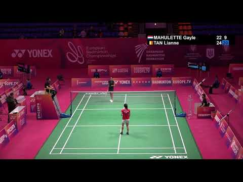 Match point - Gayle Mahulette vs Lianne Tan - WS R16 #EBC21​​​​​​​