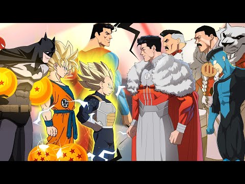 INVINCIBLE Ultimate Crossover Battle Compilation: DBZ, Avengers, Justice League