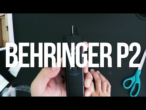 Unboxing Behringer P2 In-Ear Monitor Amplifier