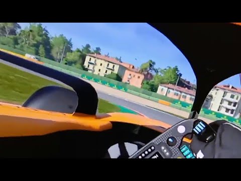Lando Norris Helmet Camera IMOLA Quali Lap | F1 2021 Game