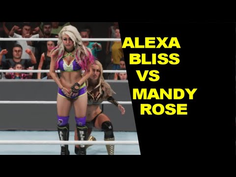 WWE 2K19 Mandy Rose vs Alexa Bliss - No Holds Barred