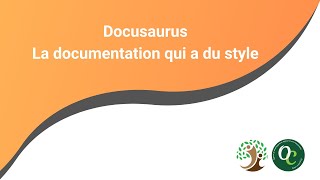 Docusaurus : générer une doc technique en React et Markdown