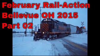 preview picture of video 'February Railfanning Bellevue OH 2015 Part 2'