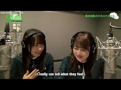 Kanji Keyakizaka46 members talking about Hiragana keyaki members.