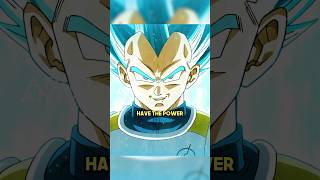 Vegeta Has The Power Of A GOD!
