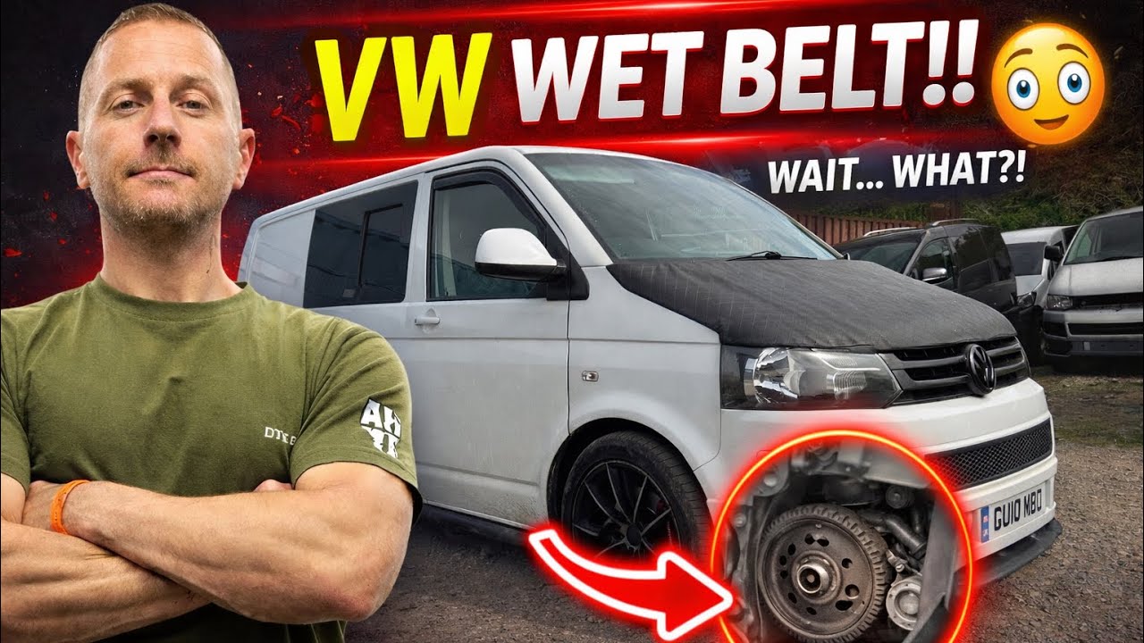 VW Transporter Has a SECRET Wet Belt… Almost Killed the Engine at 280k Miles!