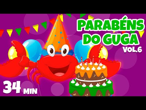 Parabéns do Guga Vol. 6 - Giramille 34 min | Desenho Animado Musical