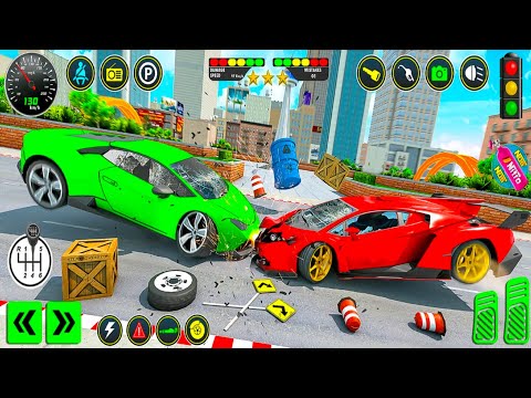 Muscle Armored Car Demolition Derby Arena Battle Crashing Stunt Racing Simulator - Android Gameplay.