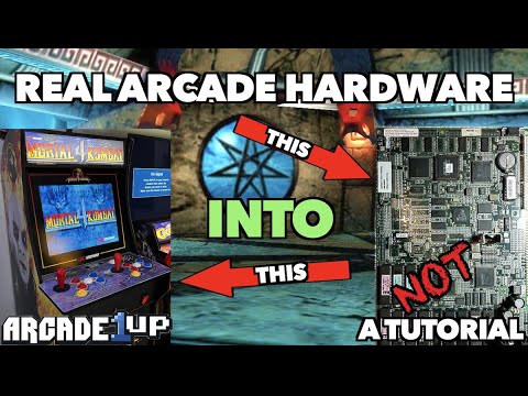 Putting REAL Arcade Hardware into an Arcade1Up | NOT a Tutorial!