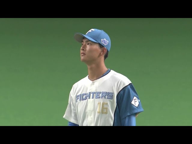 【3回表】プロ初登板初先発!! ファイターズのドラ1ルーキー・達孝太 3回1安打無失点の好投!! 2022年9月25日 北海道日本ハムファイターズ 対 東北楽天ゴールデンイーグルス