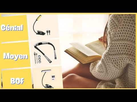 Lampe de lecture 2025 : mon test des 3 modèles stars