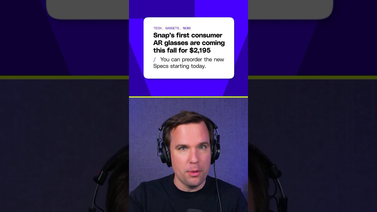 Snap’s $2,195 AR glasses are coming #Vergecast