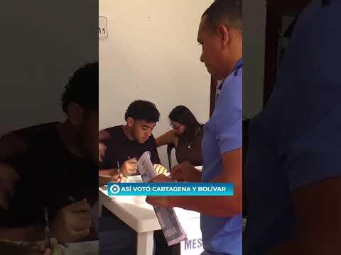 ASÍ VOTÓ CARTAGENA Y BOLÍVAR