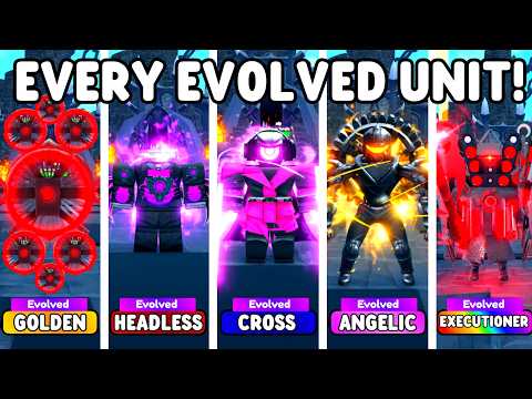 EVERY EVOLVED UNIT VS ENDLESS MODE! (Toilet Tower Defense)