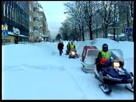Århundradets snöstorm - Minnen & bilder från dagarna som skakade Gävle 1998
