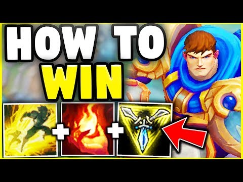 HOW TO WIN EVERY RANKED GAME WITH GAREN IN SEASON 8! YOU CAN'T LOSE WITH THIS STRATEGY!