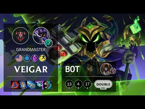 Veigar Bot vs Jhin - NA Grandmaster Patch 10.10