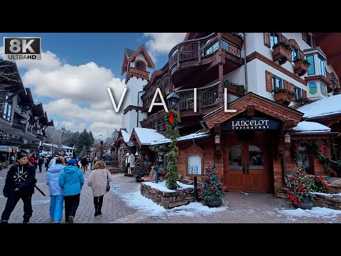 VAIL Colorado - Winter January 2, 2026 - Day Walking Tour 8K