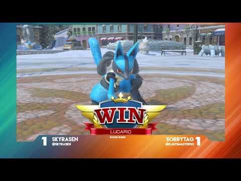 SkyRasen (Lucario) vs SorryTag (Sceptile) - Pokken at LWG - 6-26-18