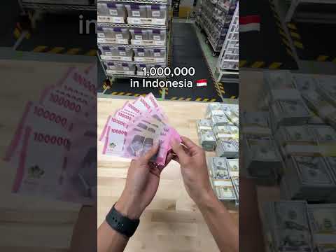 How hard it is to get 1,000,000 in Indonesia? 🇮🇩