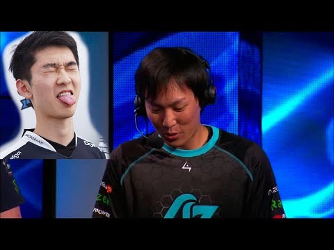 TL Doublelift Shoutcasts CLG Biofrost's Game |  Spectate Mode