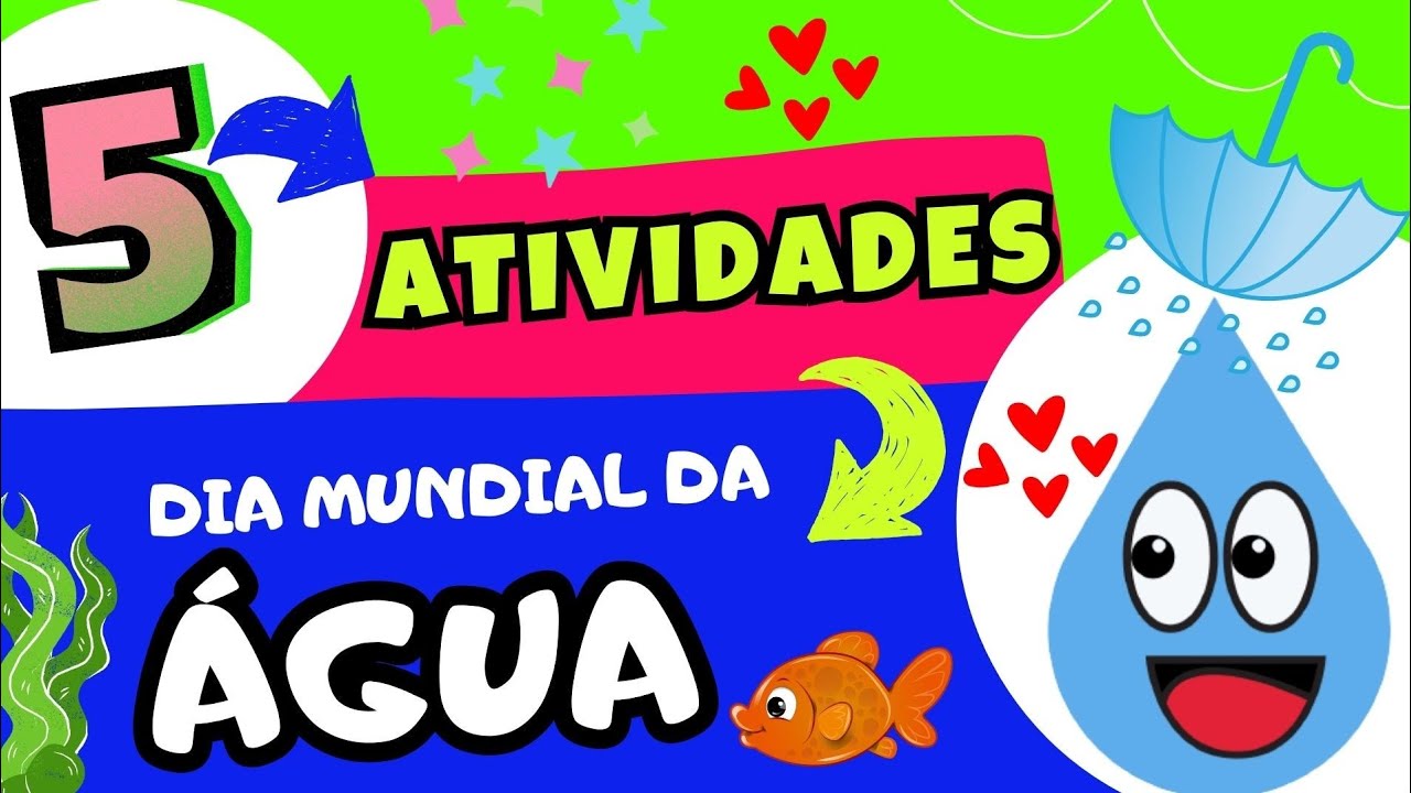 ⭕DIA MUNDIAL DA ÁGUA: 5 ATIVIDADES DE ARTE | EDUCAÇÃO INFANTIL