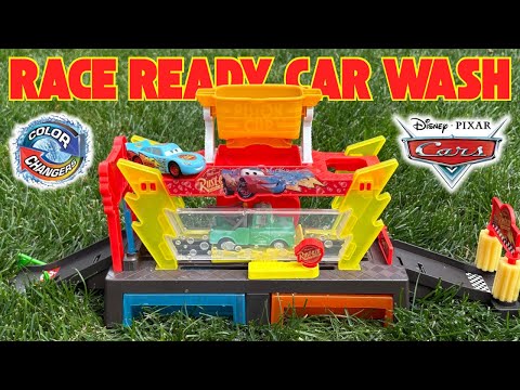 Mattel Disney•Pixar Cars Color Changers Race Ready Car Wash Playset Review Die-Cast
