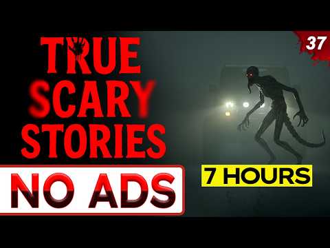🔴 NO ADS 🔴 7 HOURS of TRUE Scary Stories for Sleep | Rain Sounds | Ep. 37