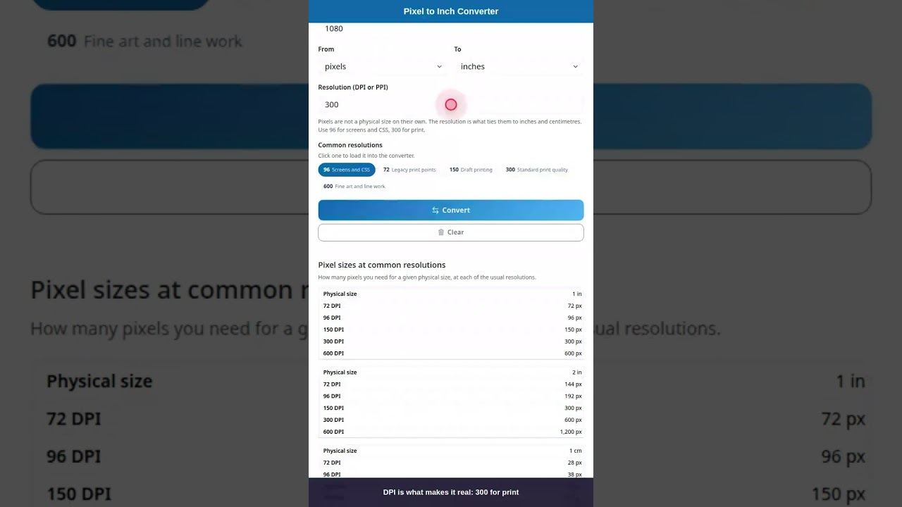 Video tutorial