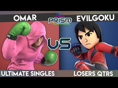 PRISM 169 - Omar (Little Mac) vs. Evilgoku (Mii Brawler) - Losers Quarters - Smash Ultimate Singles