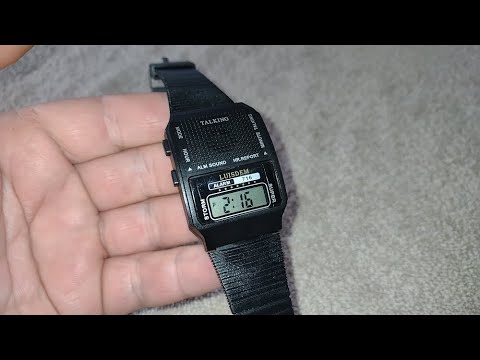 How to set up and adjust a digital clock that tells the time (Time and alarm settings)