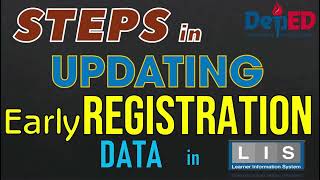 Early Registration Step by Step Guide │ SY 2022 2023