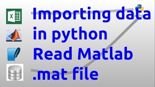 Importing data in python   Read  mat file