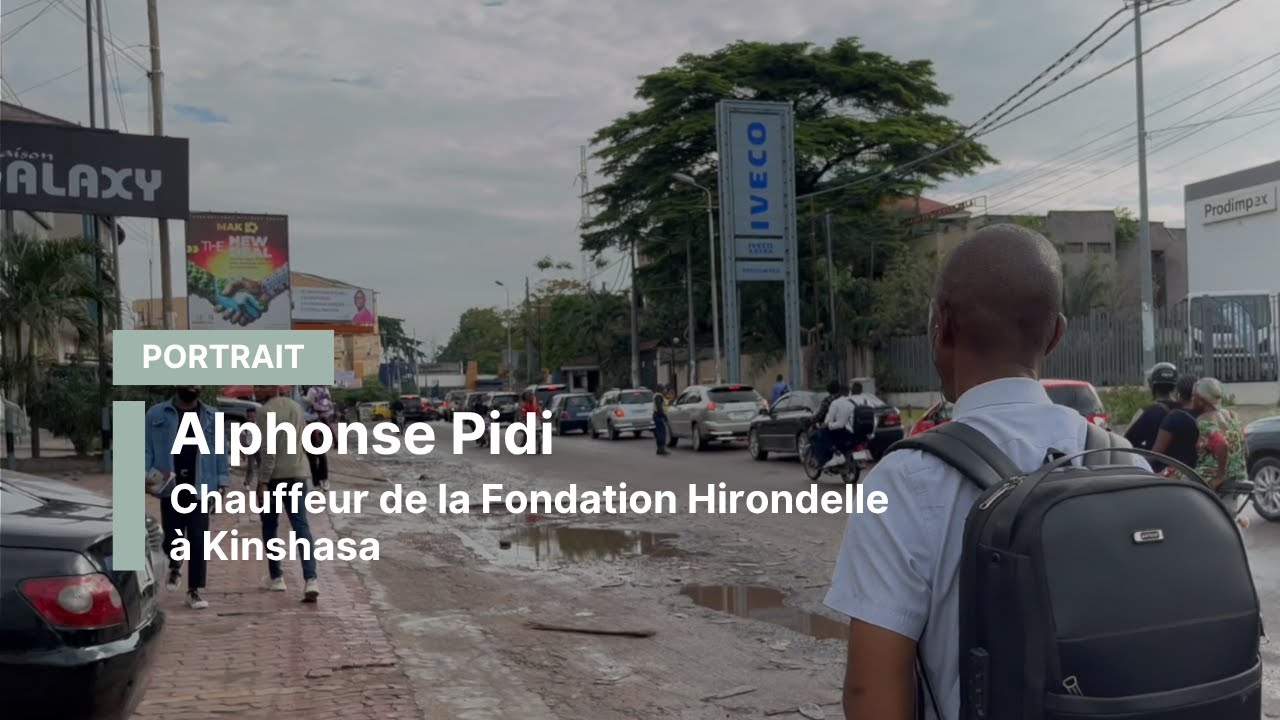 PORTRAIT : Alphonse Pidi, chauffeur de la Fondation Hirondelle à Kinshasa