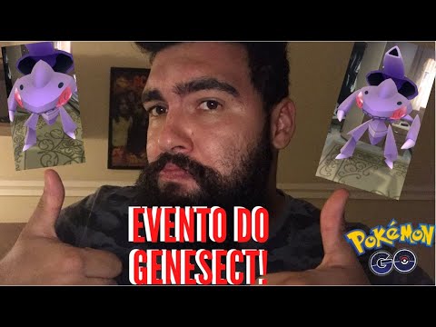 FAZENDO O EVENTO DO GENESECT NA RUA E DE CASA NO POKEMON GO!