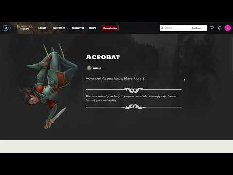 Acrobat: Archetype Series #1