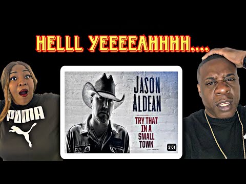 THIS IS LIT!!!  JASON ALDEAN - TRY THAT IN A SMALL TOWN (REACTION)