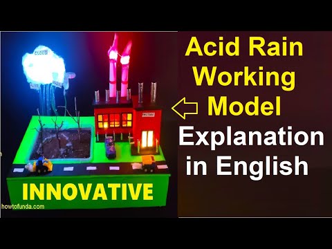 acid rain working model for science project exhibition in simple and easy steps diy howtofunda