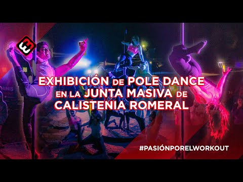 Exhibición de Pole Dance  "Olimpo Estudio" en la Junta Masiva de Calistenia Romeral