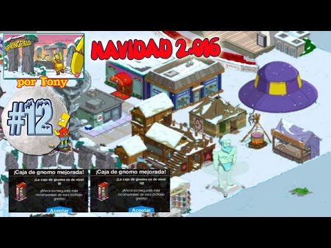 Los Simpson Springfield "Navidad'16: Cap. 12 - El Platillo volante y el Gnomo casero al 10" por Tony